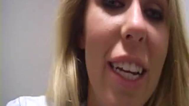 Hot blonde brynn t with bigtits fingering her pussy in the bathroom