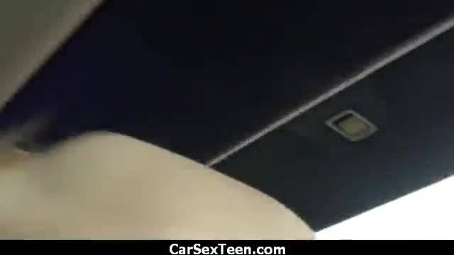 Tiny teen sucker has sex in car 3
