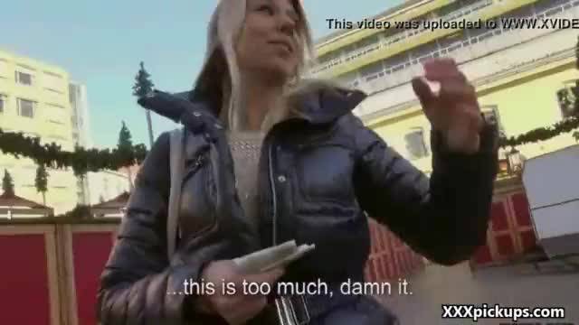 Public puckup girl fucks for money in open street 01