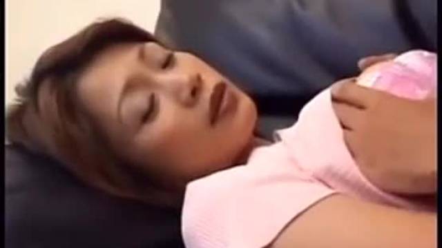 Japanese asian mom fucks with her own son