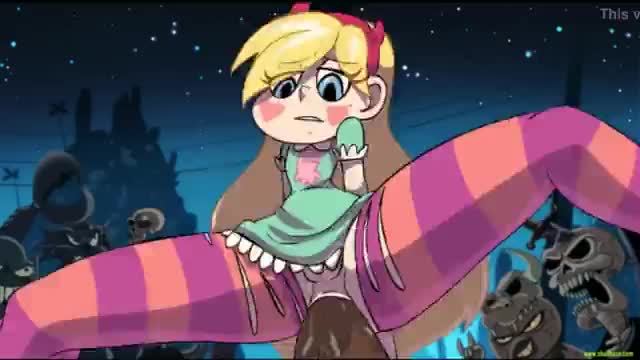 Star butterfly from star and the forces of evil anal loop